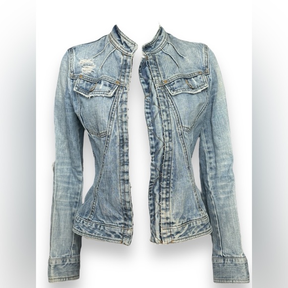 Dolce & Gabbana Vintage Distressed Denim Jacket - Picture 2 of 14